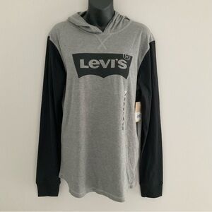 Levi’s, gray pullover hoodie